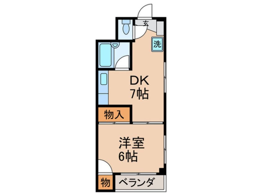 間取図 シャトレ－いしかわ