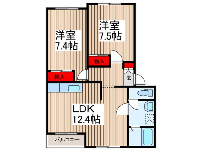 間取図 エスポワールＵＥＮＯ