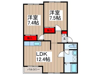 間取図 エスポワールＵＥＮＯ