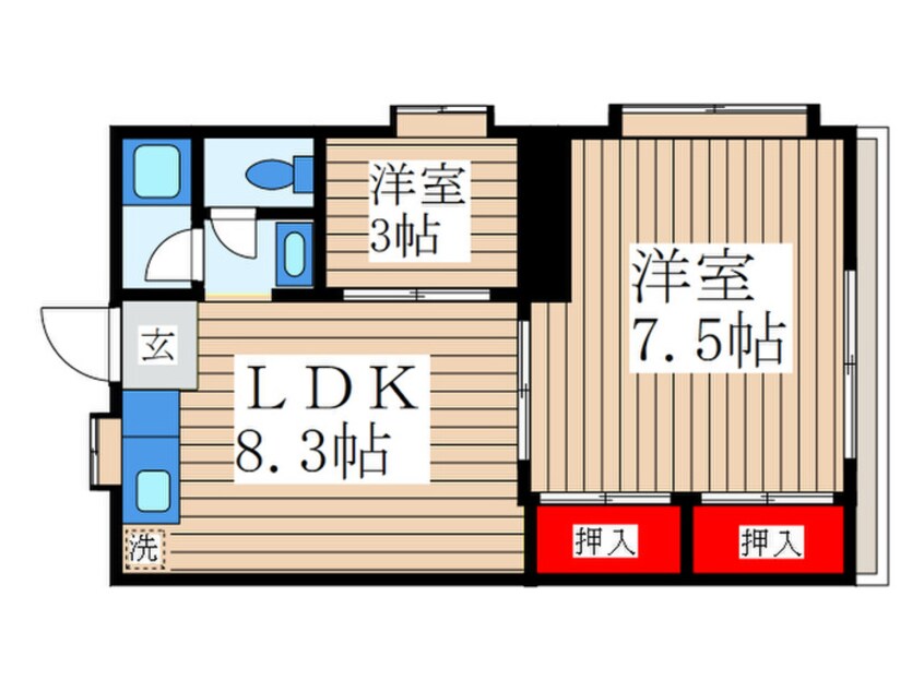 間取図 松江ロイヤルハイツ