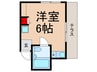 Bオアシス要町 1Rの間取り