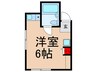 Bオアシス要町 1Rの間取り
