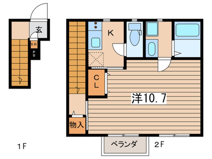 間取図 ＨｅｉｍＥｍｅｒａｌｄ