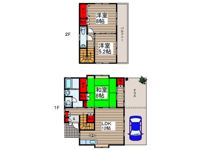 間取図 武田貸家