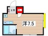 ヒルトップ西本 1Rの間取り