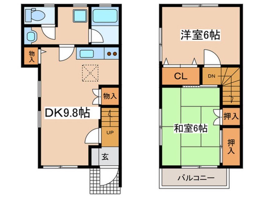 間取図 シャトレ・アキⅡ