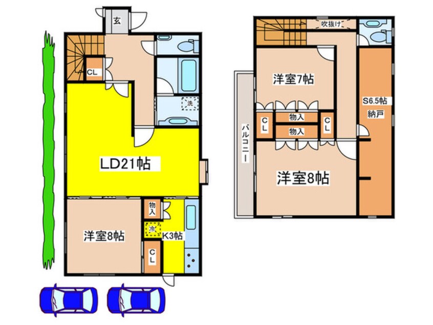 間取図 上鷺宮５丁目貸家