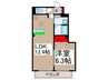 ファンタジア南台 1LDKの間取り