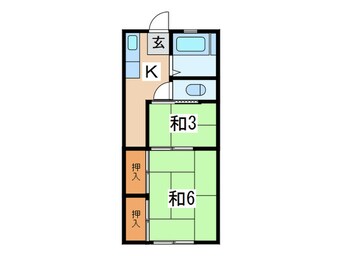 間取図 第2永野荘