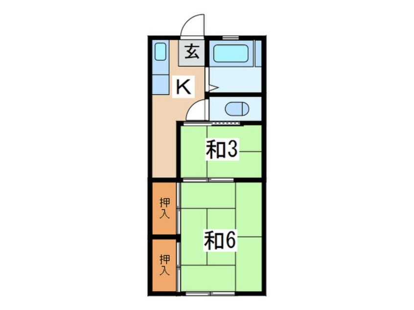 間取図 第2永野荘