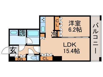 間取図 THE TOKYO TOWERS MID TOWER 13F