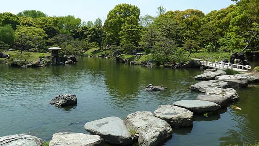 清澄庭園(公園)まで1100m リバーパーク門前仲町