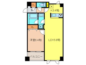 間取図 カスタリア茅場町