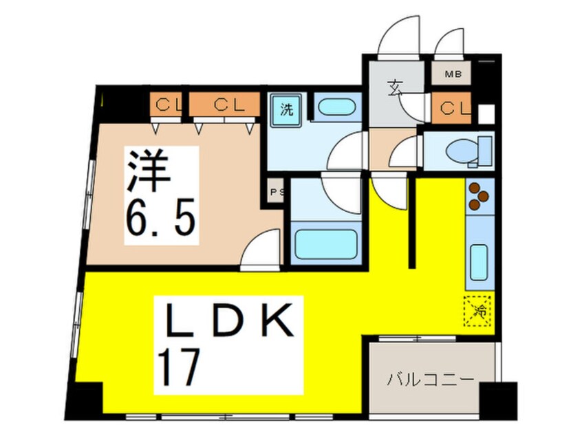 間取図 カスタリア茅場町