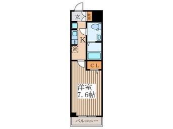 間取図 クレヴィスタ練馬武蔵関（502）