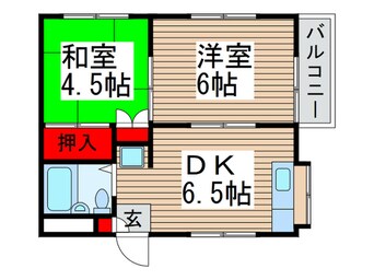 間取図 サンピア南柏