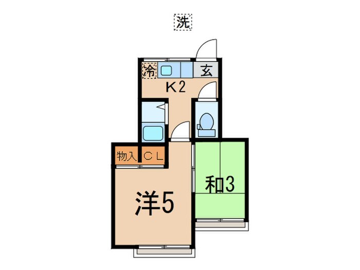 間取り図 ルル北馬込