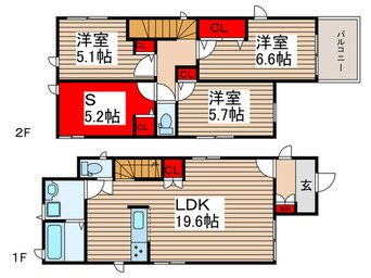 間取図 Kolet流山美田#02