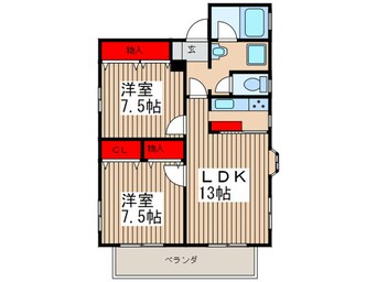 間取図 ユーカリビル