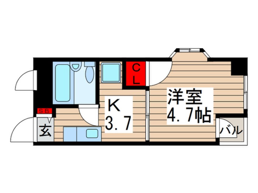 間取図 メゾン・ハヤシ