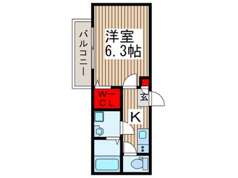 間取図 Ｋ´ｓ　ｃｉｔｙ大宮　