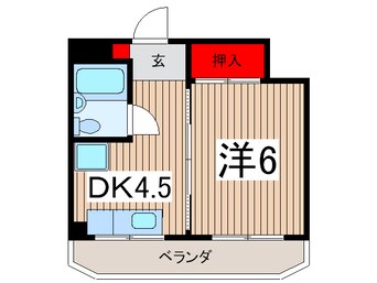 間取図 スナタハイツアライ