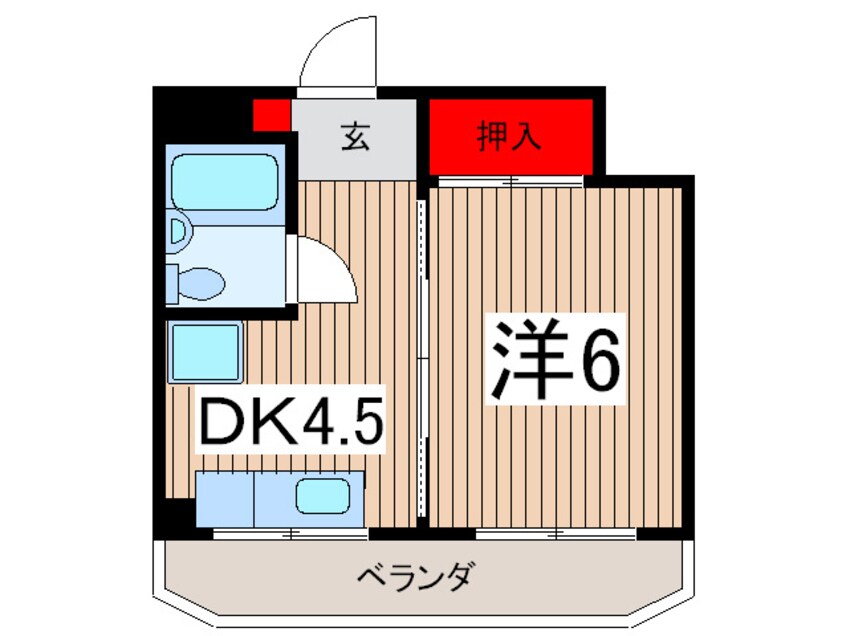 間取図 スナタハイツアライ