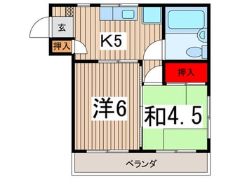 間取図 スナタハイツアライ
