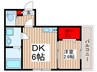 KEIAI RESIDENCE清瀬Ⅱ 1DKの間取り