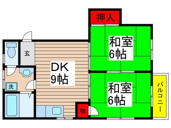 間取図 サンウッド勝田台