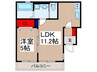 仮）ハミングバード 1LDKの間取り