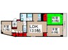 ペイネ新柴又 3LDKの間取り
