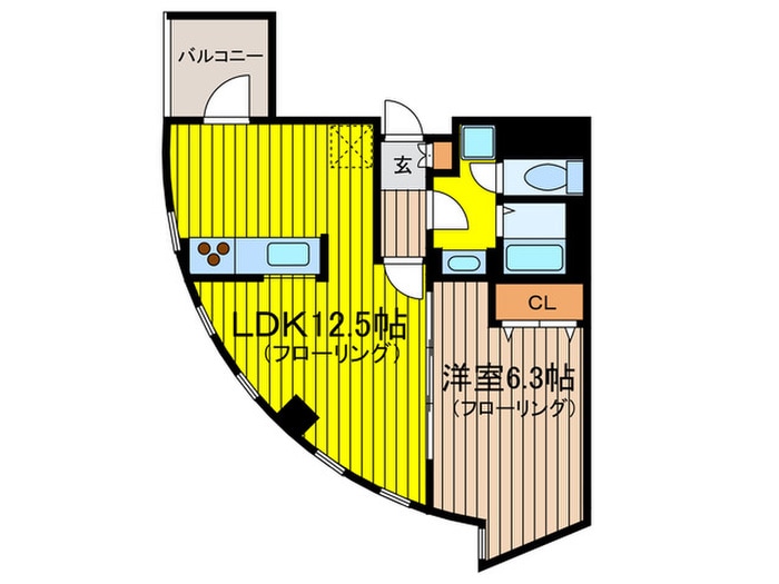 間取り図 ウィルテラス新代田