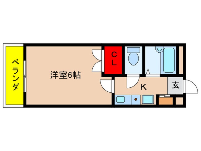 間取図 メゾンアカンサス