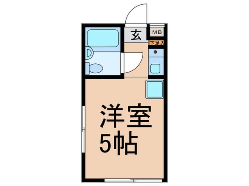 間取図 カスティル渋谷