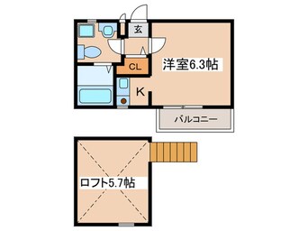 間取図 ビラ５１０　Ｎｏ．５