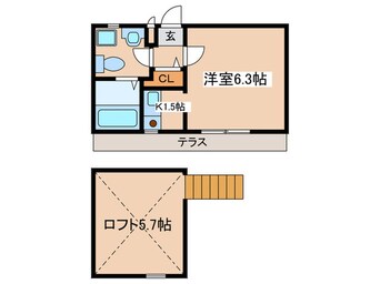 間取図 ビラ５１０　Ｎｏ．５