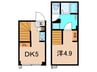 KK 　PLACE西早稲田 1DKの間取り