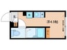 KK 　PLACE西早稲田 1Rの間取り