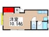 第2コーポ赤谷 1Rの間取り