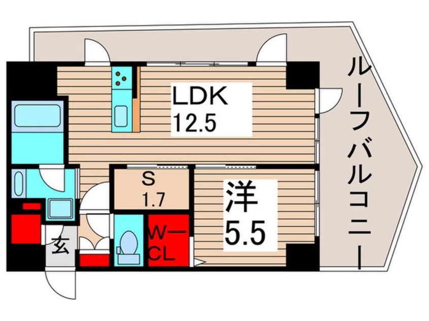 間取図 プレミア亀有