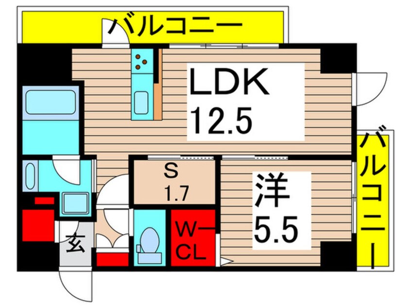 間取図 プレミア亀有