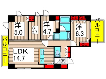 間取図 プレミア亀有