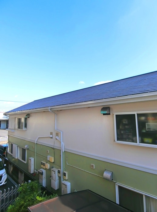 室内からの展望 平松ハイツ