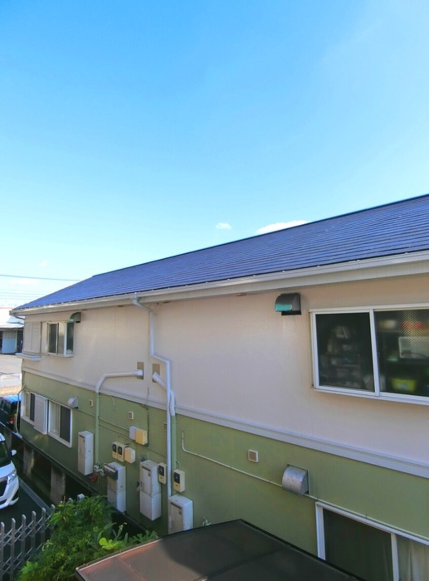 室内からの展望 平松ハイツ