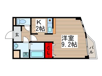 間取図 ｿﾙ･ｴｽﾊﾟｼｵ本千葉