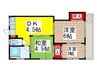 グリ－ンハイツ 3DKの間取り