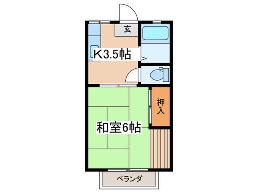 間取図 吉川ハイツⅠ