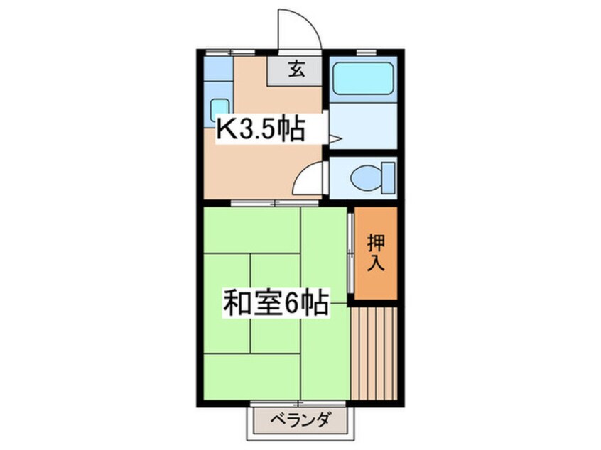 間取図 吉川ハイツⅡ