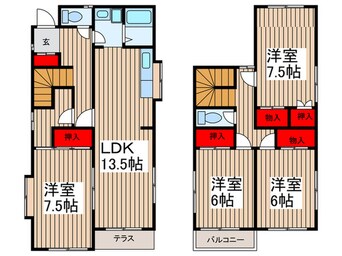 間取図 庄司貸家